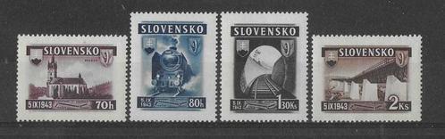 Slowakije Michel 124-127 postfris, Postzegels en Munten, Postzegels | Europa | Overig, Postfris, Overige landen, Ophalen of Verzenden