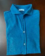 Gran Sasso Piqué Katoen Shirt - Nieuw, Blauw, Nieuw, Ophalen of Verzenden, Gran Sasso