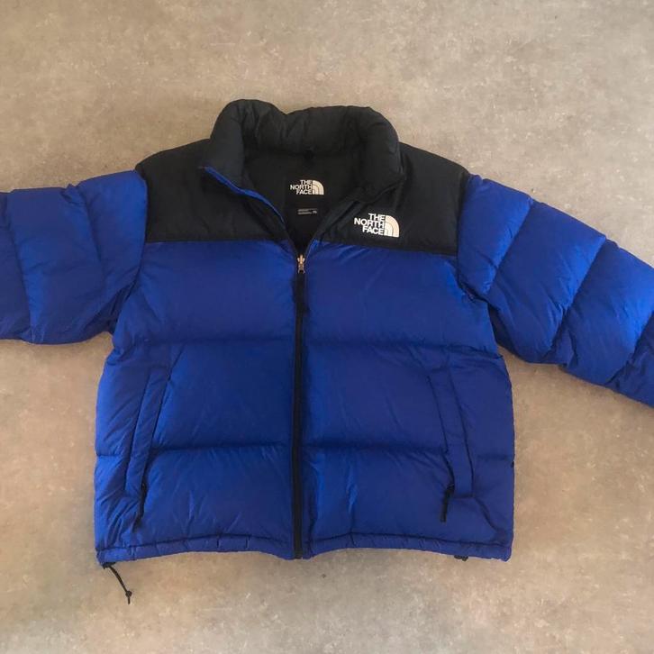 The North Face Nuptse 700 Retro 1996 XXL blauw, Kleding | Heren, Jassen | Winter, Zo goed als nieuw, Overige maten, Blauw, Ophalen of Verzenden