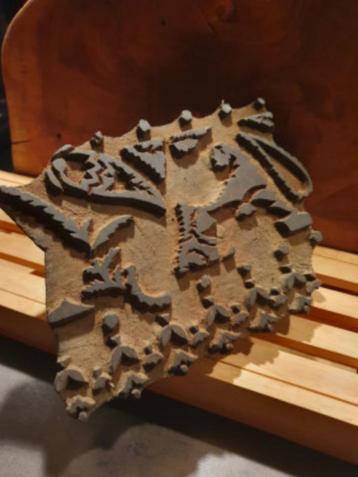 Prachtige antieke houten batik stempel (indonesié)... beschikbaar voor biedingen