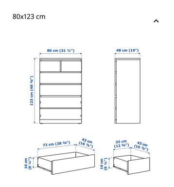 Ikea Malm ladekast - 6 lades - afbeelding 6