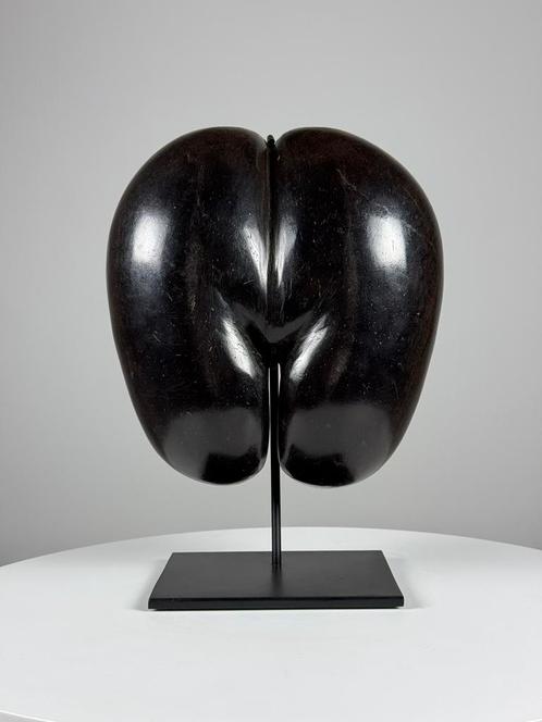 Gepolijste Coco de Mer op standaard, Antiek en Kunst, Curiosa en Brocante, Ophalen