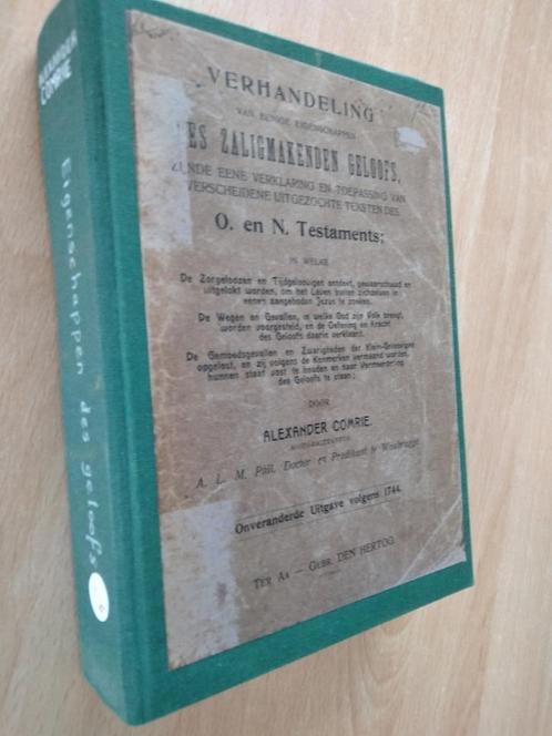 Nr. 1036  Alexander Comrie, Eigenschappen des zaligm Geloofs, Boeken, Godsdienst en Theologie, Gelezen, Christendom | Protestants
