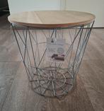 Te koop: IJzeren bijzettafel (NIEUW!), Ophalen, Minder dan 55 cm, Metaal of Aluminium, Rond