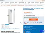 Inventum MAXTank RVS warmtepomp boiler 300 liter sanitair., Nieuw, Minder dan 3 jaar oud, Boiler, 100 liter of meer