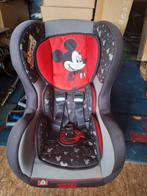 Autostoel mickey mouse, Kinderen en Baby's, Autostoeltjes, Autogordel, 0 t/m 18 kg, Zo goed als nieuw, Ophalen