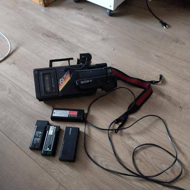 Vintage Sony Video 8 AF Camcorder compleet, Audio, Tv en Foto, Videocamera's Analoog, Camera, 8mm, Ophalen
