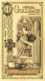 USA 1 goldback Nevada 2025, Verzenden, Goud