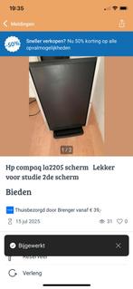 Computerscherm - Perfect voor thuiswerken!, Computers en Software, Monitoren, Ophalen, Full HD, 60 Hz of minder, Gebruikt