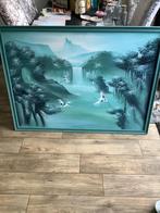 Japans schilderij met vogels, Ophalen