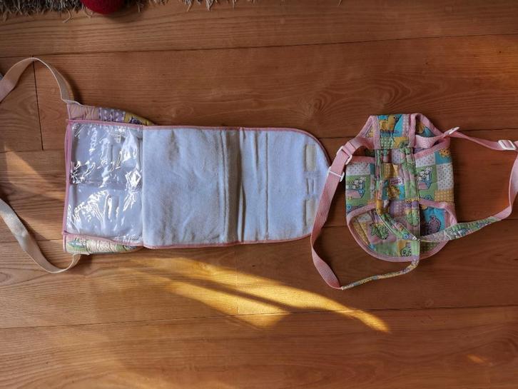 BabyBorn luiertas en draagzakje, Kinderen en Baby's, Speelgoed | Poppen, Zo goed als nieuw, Babypop, Ophalen