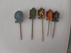 5 Speldjes KNVB, Ophalen of Verzenden, Zo goed als nieuw, Sport, Speldje of Pin