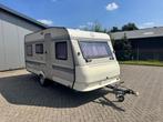 leuke Hobby 460 incl. voortent van isabella, Caravans en Kamperen, Rondzit, Hobby, Bedrijf, 4 tot 5 meter