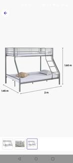 Triobed, Ophalen, Tweepersoons, Minder dan 160 cm, 140 cm