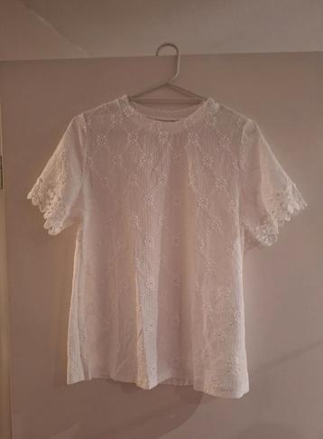 Witte kanten top Shein maat XL beschikbaar voor biedingen