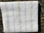 Retro bloemen behang 10 volle rollen + 1 aangebroken rol, Ophalen, 50 tot 75 m², Beige, Retro bloemen