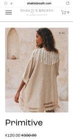 zijden poncho ibiza boho, Kleding | Dames, Maat 38/40 (M), Beige, Shaktis breath, Nieuw