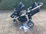 Duo wandelwagen  zwart, Kinderen en Baby's, Tweelingen en Meerlingen, Ophalen of Verzenden, Kinderwagen of Buggy, Zo goed als nieuw