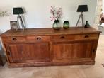 Prachtig teak groot dresoir., Huis en Inrichting, Ophalen, Gebruikt, Teakhout, 200 cm of meer