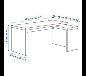 MALM ikea bureau - afbeelding 3