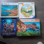 Puzzel Collectie - 4 Stuks, Ophalen, 500 t/m 1500 stukjes, Zo goed als nieuw, Legpuzzel
