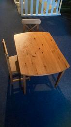 Ikea grenen kindertafeltje en 2 stoeltjes, Ophalen, Gebruikt, Tafel(s) en Stoel(en)