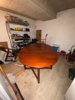 Mahonie Eettafel - Inklapbaar, Huis en Inrichting, Tafels | Eettafels, Ophalen, Gebruikt, 100 tot 150 cm, Vier personen