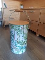 Afvalemmer Jungle, Huis en Inrichting, Woonaccessoires | Prullenbakken, Ophalen, Gebruikt, 50 tot 75 cm, Metaal