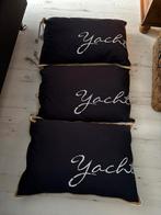 3x Riviera maison Yacht Club kussens, Huis en Inrichting, Woonaccessoires | Kussens, Ophalen of Verzenden, Zo goed als nieuw, Blauw