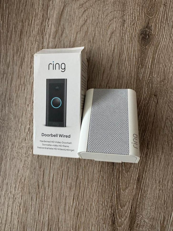 Ring Deurbel - in doos!, Huis en Inrichting, Deurbellen, Nieuw, Bedraad, Ingebouwde camera, Ophalen of Verzenden
