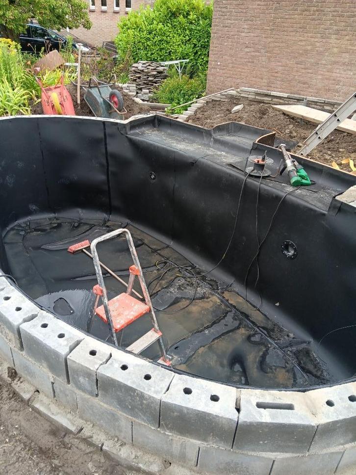 Vijver folie op maat, Tuin en Terras, Vijvers, Nieuw, Ophalen of Verzenden