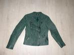 groene nepleren damesjas van Only, maat 36, Ophalen of Verzenden, Zo goed als nieuw, Maat 36 (S), Groen
