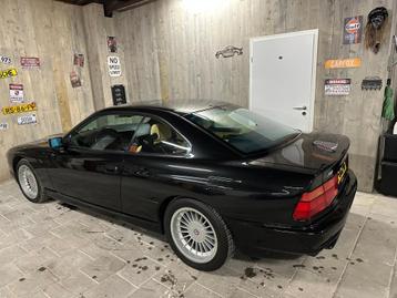 BMW E31 850i zwart - CSi Bumpers - 17" Alpina breedset beschikbaar voor biedingen