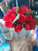 Vaasje met Kunst bloemen te koop, Ophalen, Nieuw