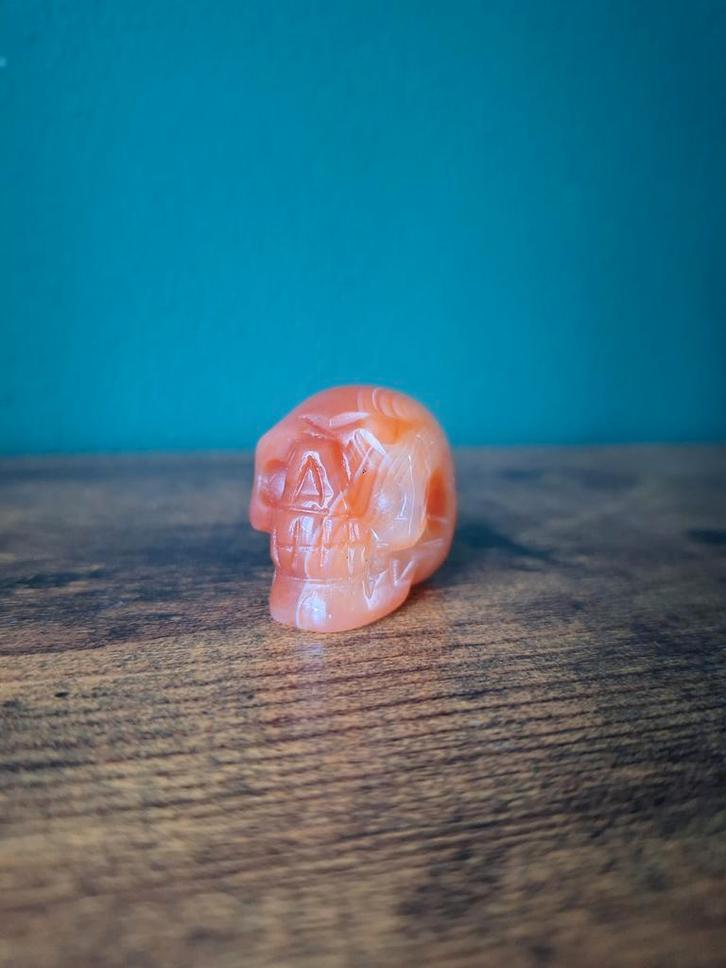 Skull carneool, Verzamelen, Mineralen en Fossielen, Verzenden
