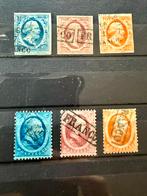 Nederland NVPH 1-6 Willem III (1852-1864), Ophalen of Verzenden, T/m 1940, Gestempeld