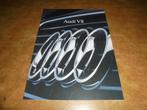 brochure Audi V8 modellen 1989, Verzenden, Nieuw, Overige merken
