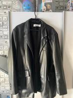 Zwarte Nep Leren Blazer - Bershka, Kleding | Dames, Zwart, Maat 42/44 (L), Ophalen of Verzenden, Zo goed als nieuw