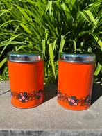 Vintage set van 2 Brabantia “Diana” voorraadblikken 70s, Ophalen of Verzenden, Zo goed als nieuw, Overige, Overige merken
