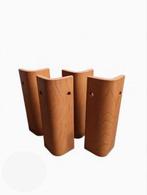 GEZOCHT: Auping Auronde poten 41,5cm (type 1500), Ophalen, Zo goed als nieuw, Eenpersoons, Hout