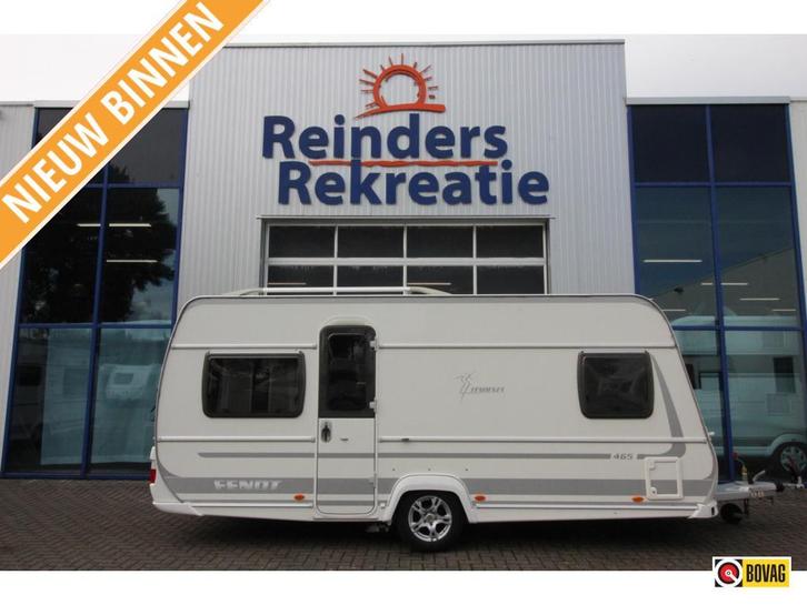 Fendt Tendenza 465 SFB Mover, Fietsenrek, Caravans en Kamperen, Caravans, Bedrijf, tot en met 4, Rondzit, Fendt, Frans bed, Vast bed