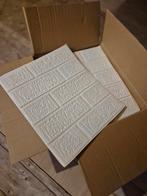 100 Schuim Wandpanelen Wit Baksteen Nieuw, Ophalen of Verzenden, Nieuw, Overige materialen, Minder dan 20 mm
