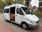 Mercedes-Benz Sprinter 213 CDI - Buscamper/Semi-automaat, Caravans en Kamperen, Campers, Fietsendrager, Watertank (Schoon), Tot en met 2