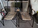 Vintage draadstoelen, Ophalen, Gebruikt, Wit, Twee