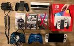 Nintendo Switch Oled, Met games, Met 2 controllers, Zo goed als nieuw, Switch OLED