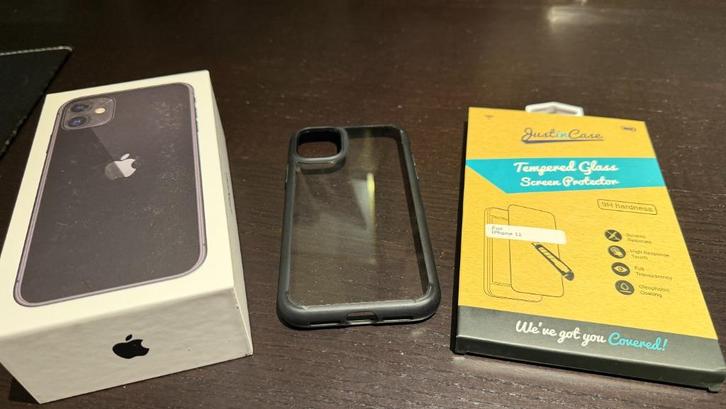 iPhone 11 128 Gb Zwart, Telecommunicatie, Mobiele telefoons | Apple iPhone, Zo goed als nieuw, 128 GB, iPhone 11, Zwart, Ophalen of Verzenden