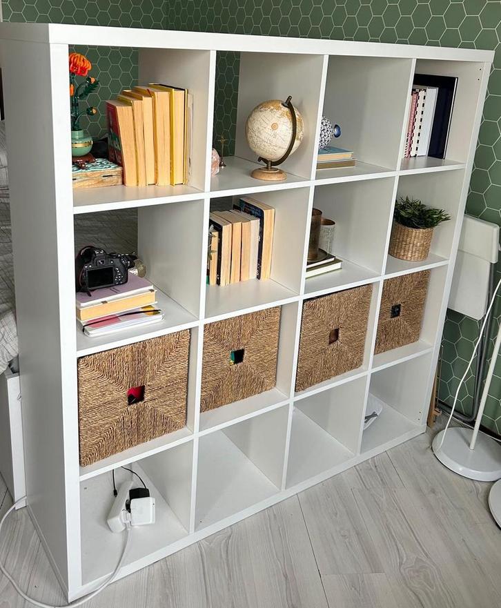 IKEA Kallax 4x4 kast - Wit - Zo goed als nieuw!, Huis en Inrichting, Kasten | Boekenkasten, Zo goed als nieuw, 100 tot 150 cm