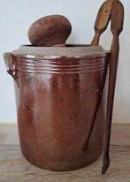 Oude franse grès pot, Ophalen of Verzenden