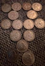 15 Zilveren Rijksdaalders Juliana, Postzegels en Munten, Munten | Nederland, Koningin Juliana, Zilver, Ophalen of Verzenden, Losse munt