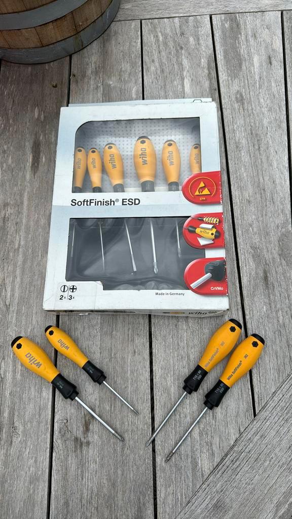 Te koop een nieuwe Wiha ESD schroevendraaierset & extra, Auto diversen, Autogereedschap, Zo goed als nieuw, Ophalen of Verzenden
